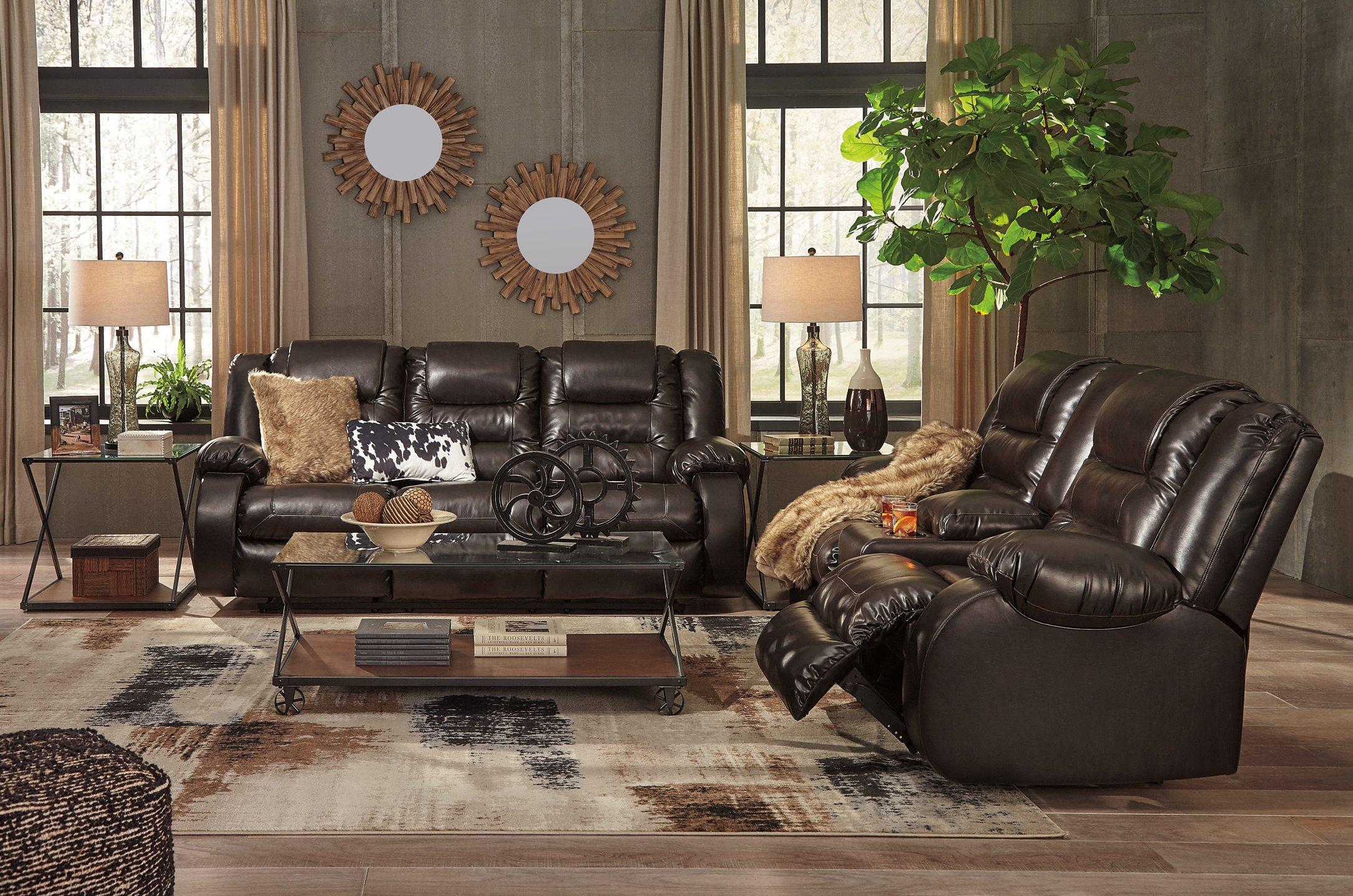 Vacherie Reclining Loveseat with Console