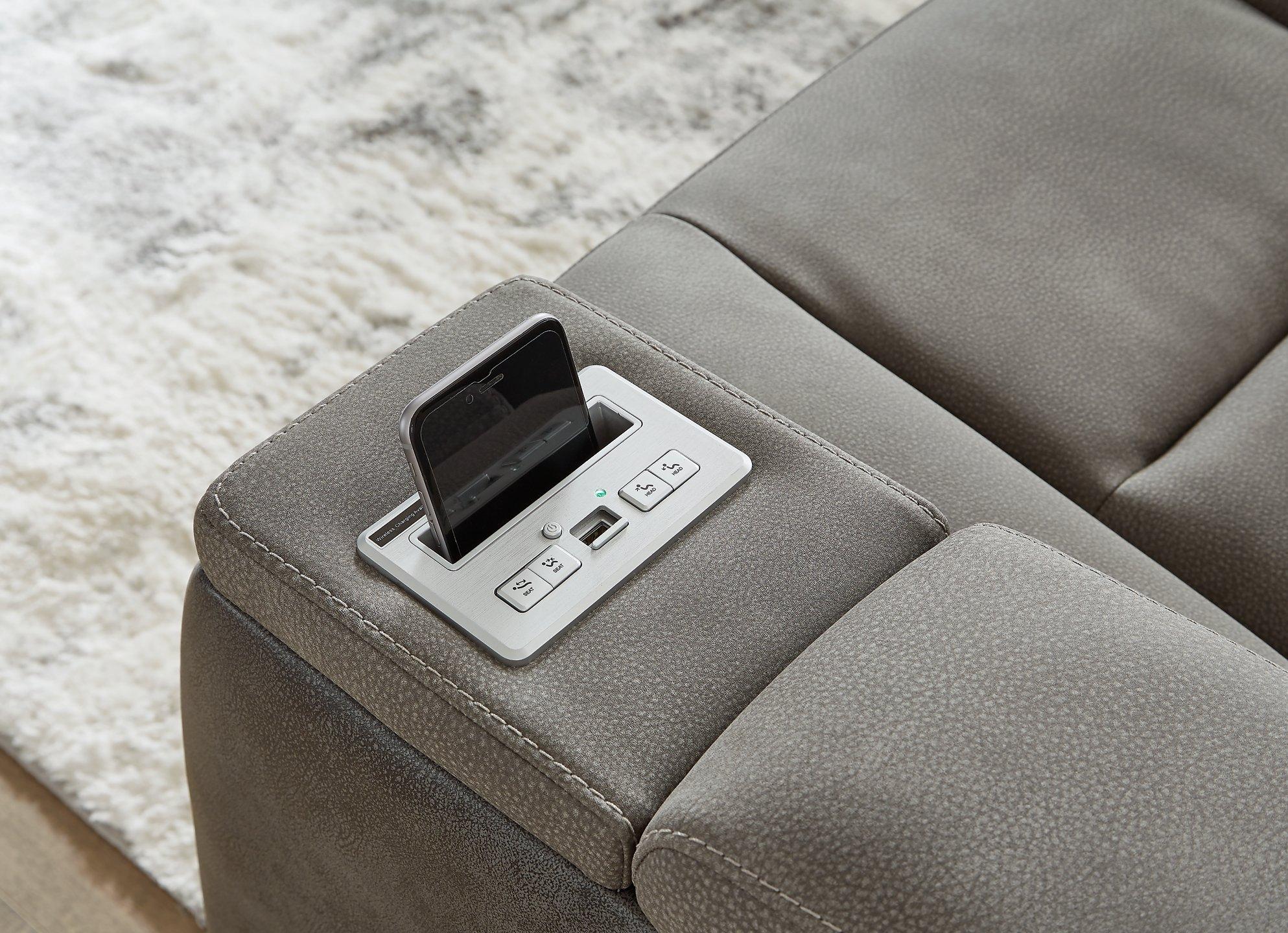 Next-Gen DuraPella Power Reclining Loveseat with Console - Furniture 4 Less Outlet (Salinas,CA)