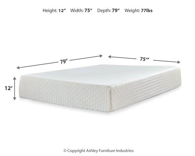 Chime 12 Inch Memory Foam Mattress in a Box - Furniture 4 Less Outlet (Salinas,CA)