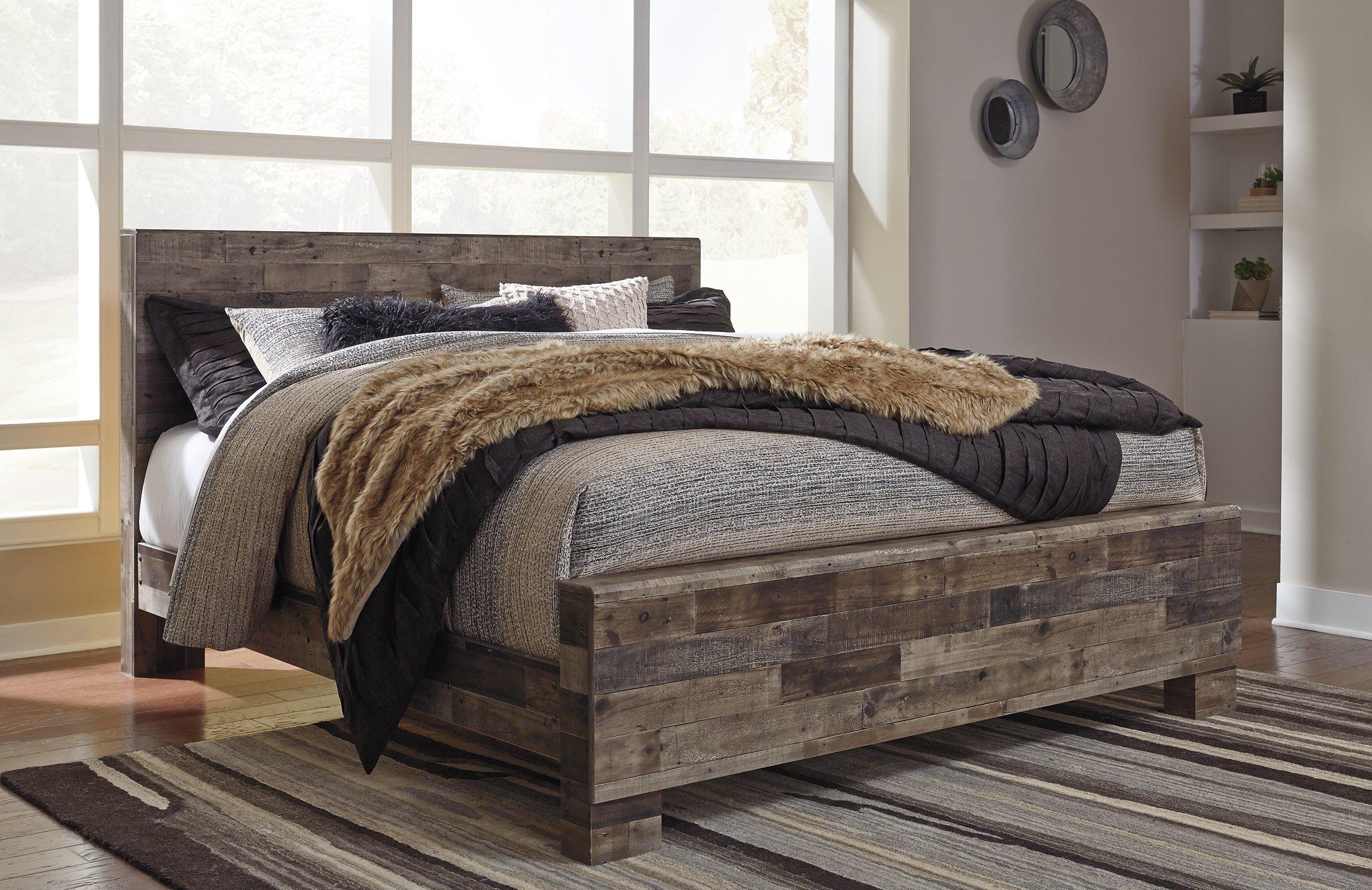 Derekson Bed with 2 Side Storage - Furniture 4 Less Outlet (Salinas,CA)