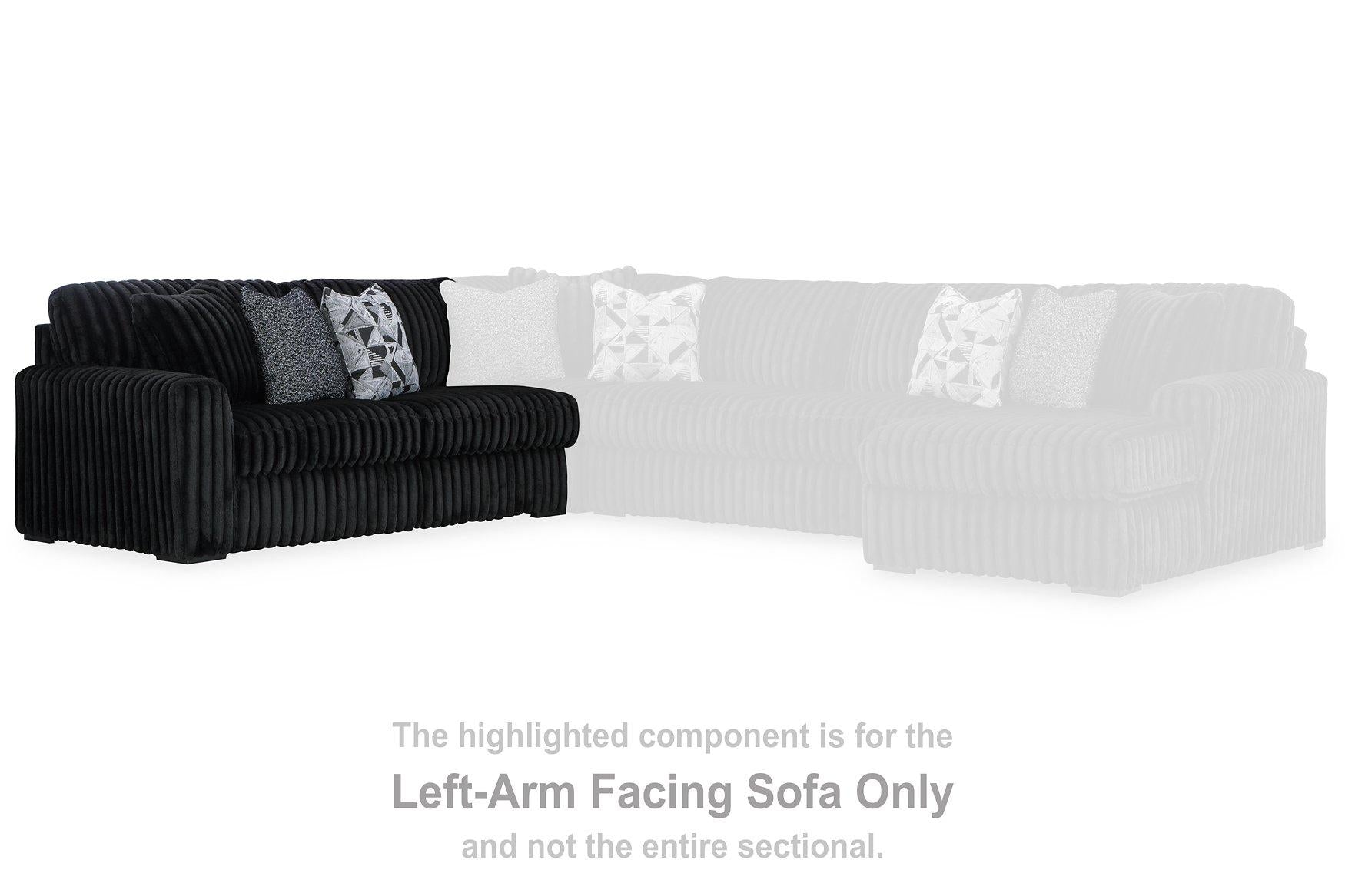 Midnight-Madness Sectional Sofa with Chaise - Furniture 4 Less Outlet (Salinas,CA)