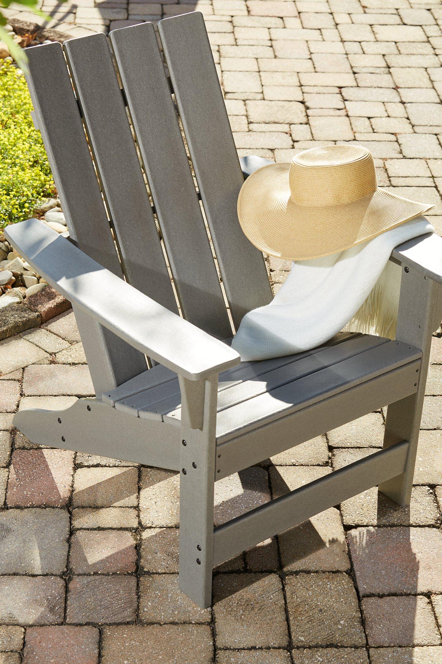 Visola Outdoor Adirondack Chair Set with End Table - Furniture 4 Less Outlet (Salinas,CA)