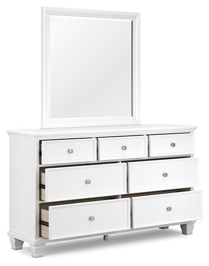 Fortman Dresser and Mirror - Furniture 4 Less Outlet (Salinas,CA)