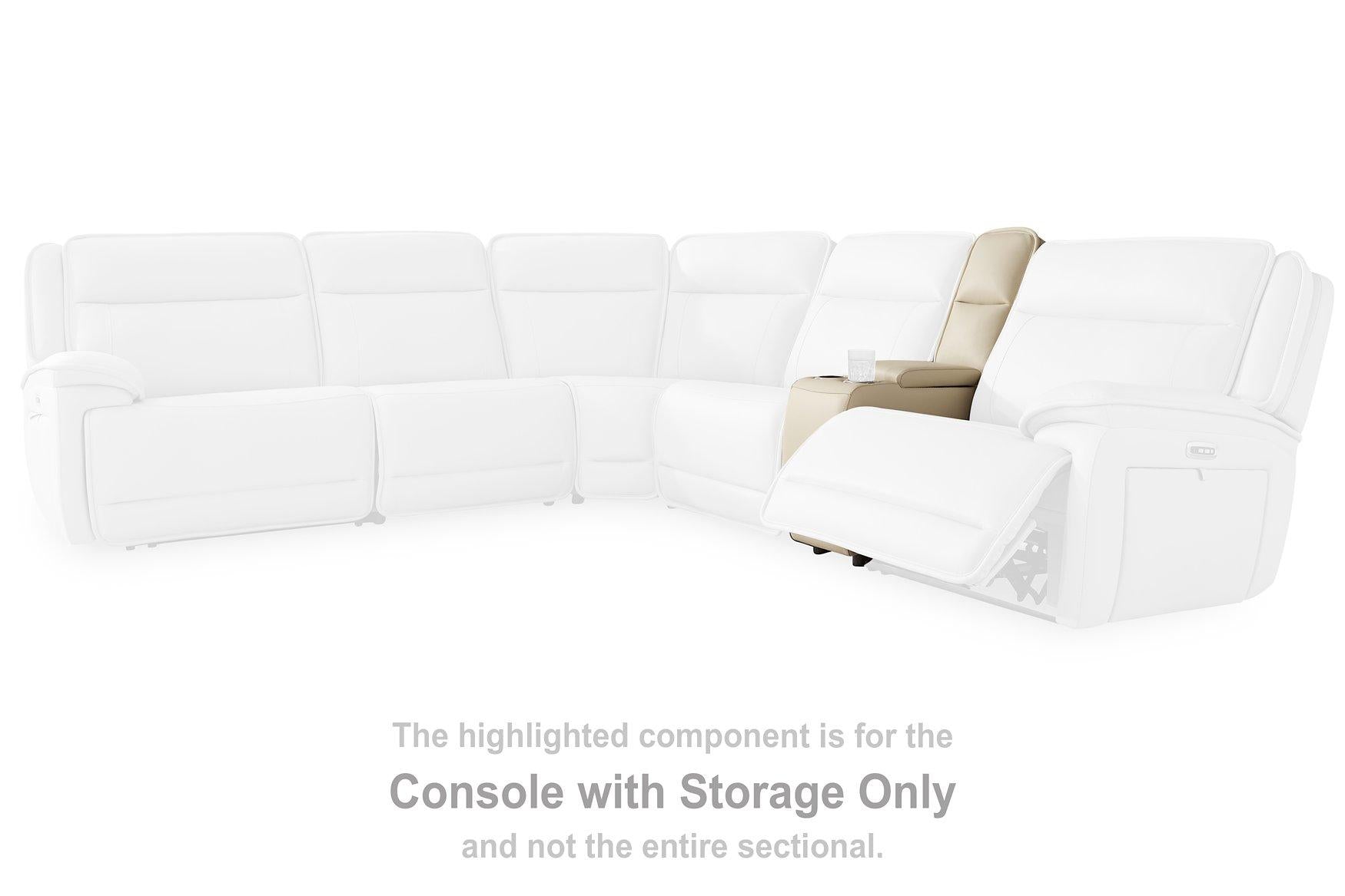 Double Deal Reclining Sectional with Console - Furniture 4 Less Outlet (Salinas,CA)