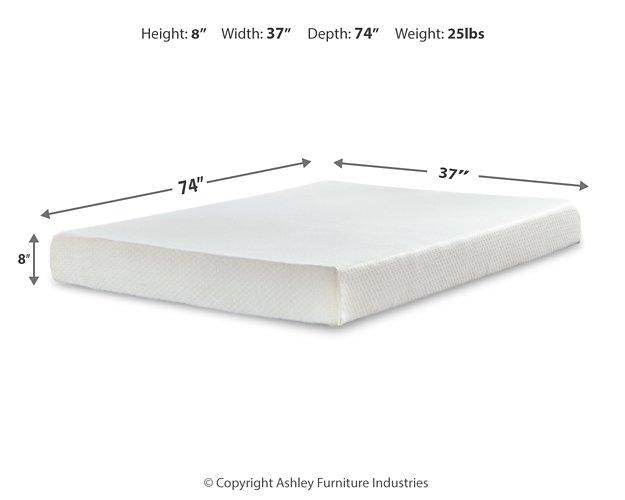 Chime 8 Inch Memory Foam Mattress in a Box - Furniture 4 Less Outlet (Salinas,CA)