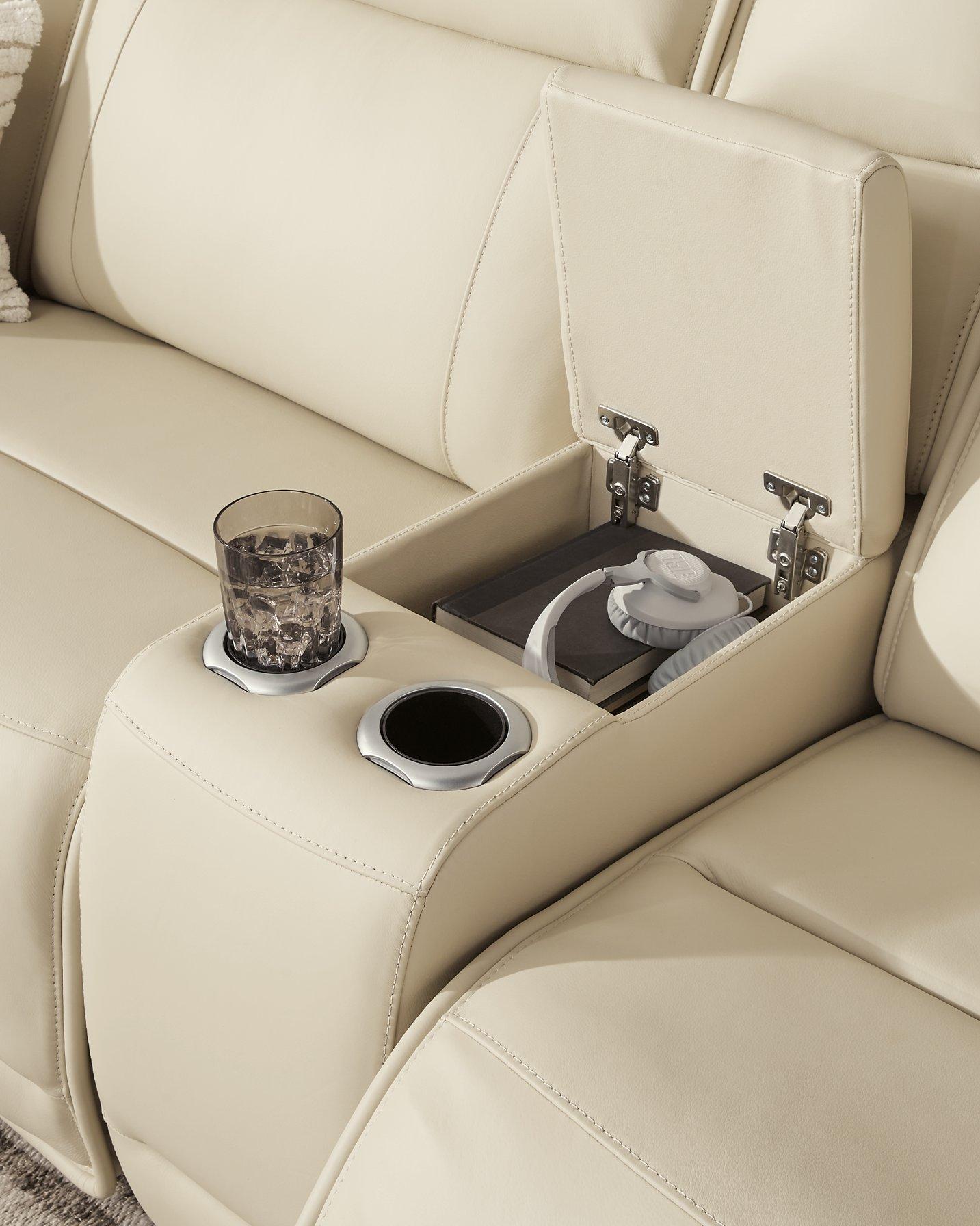 Double Deal Reclining Sectional with Console - Furniture 4 Less Outlet (Salinas,CA)