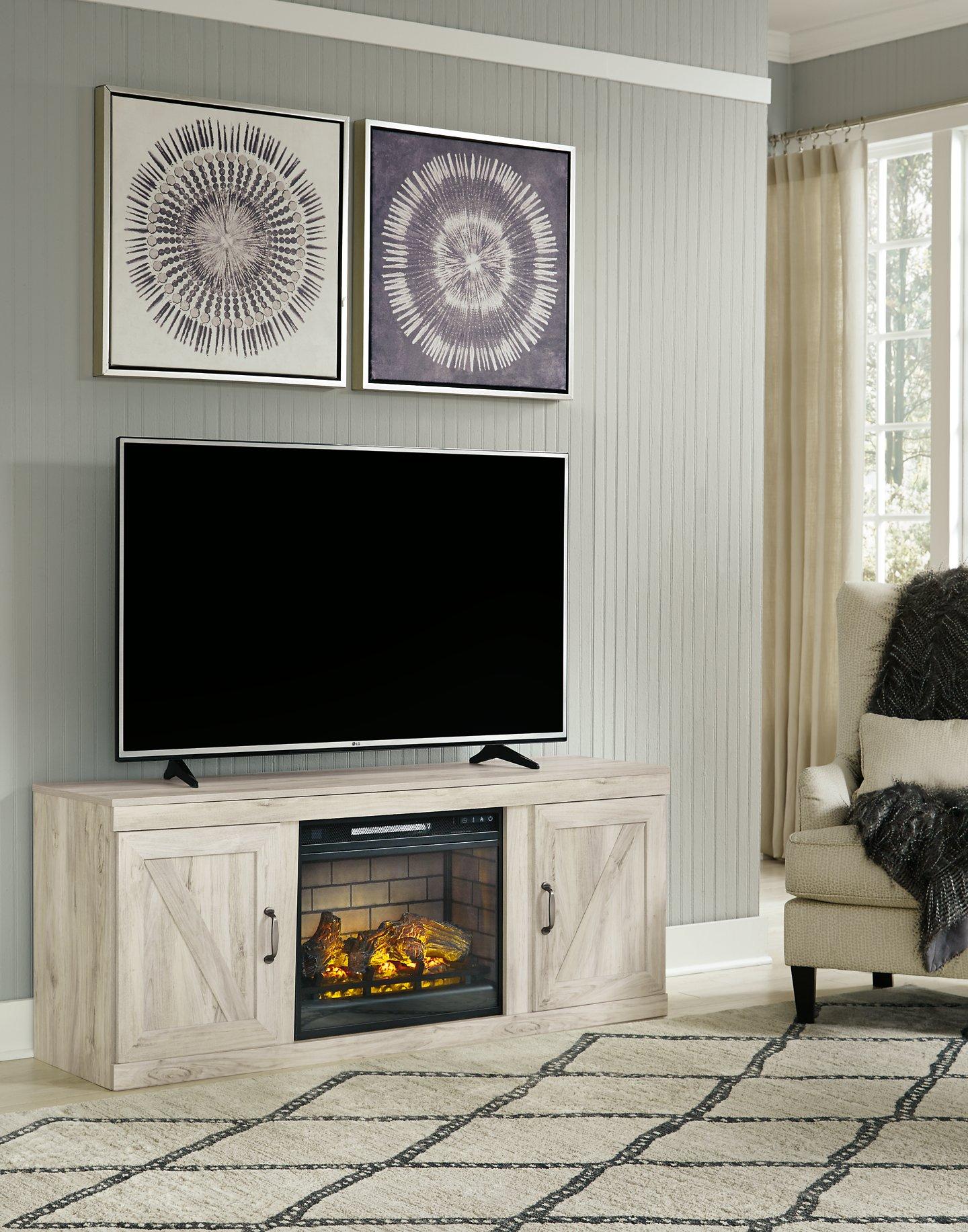 Bellaby TV Stand with Electric Fireplace - Furniture 4 Less Outlet (Salinas,CA)