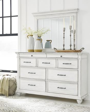Kanwyn Dresser and Mirror - Furniture 4 Less Outlet (Salinas,CA)