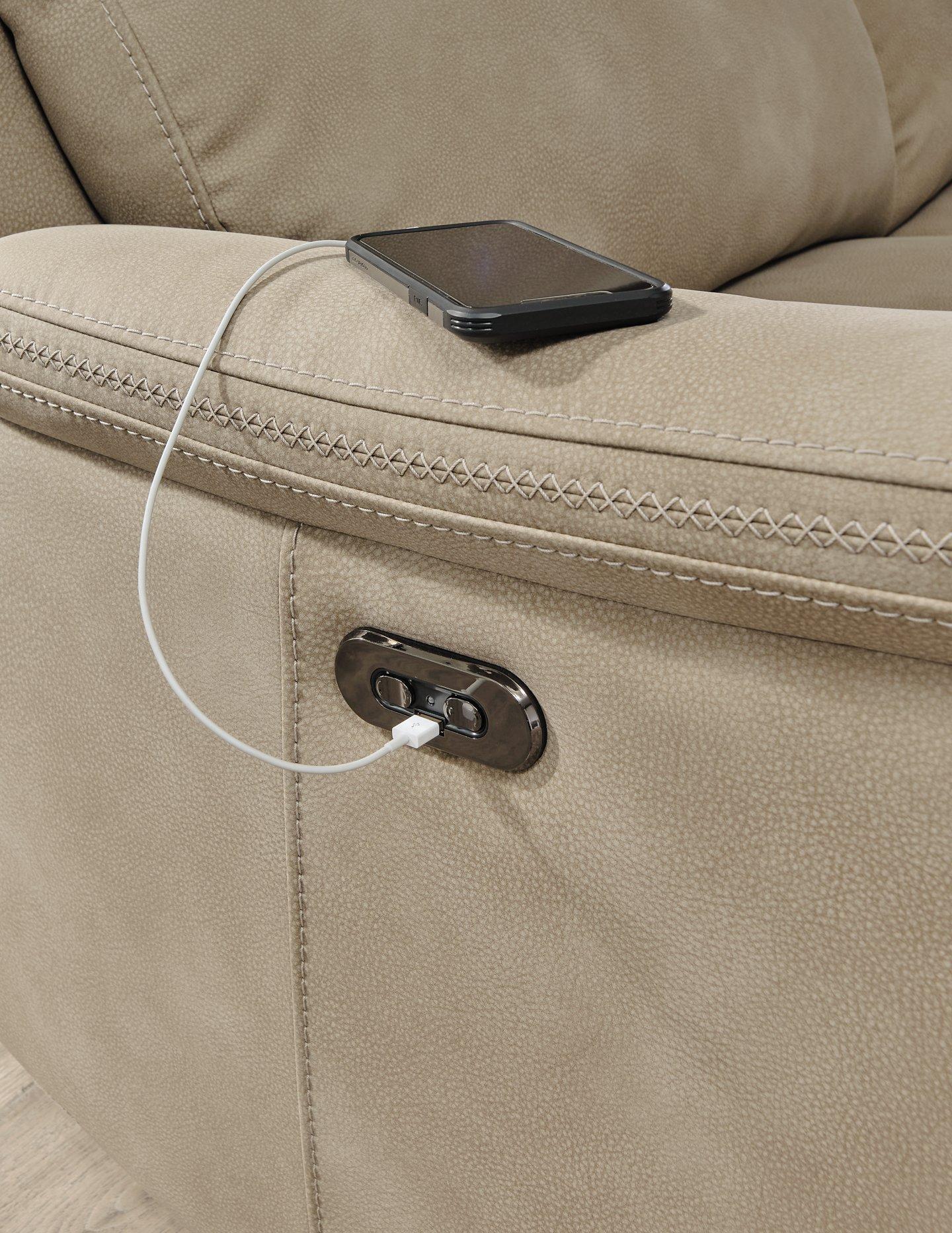 Next-Gen DuraPella Power Reclining Loveseat with Console - Furniture 4 Less Outlet (Salinas,CA)