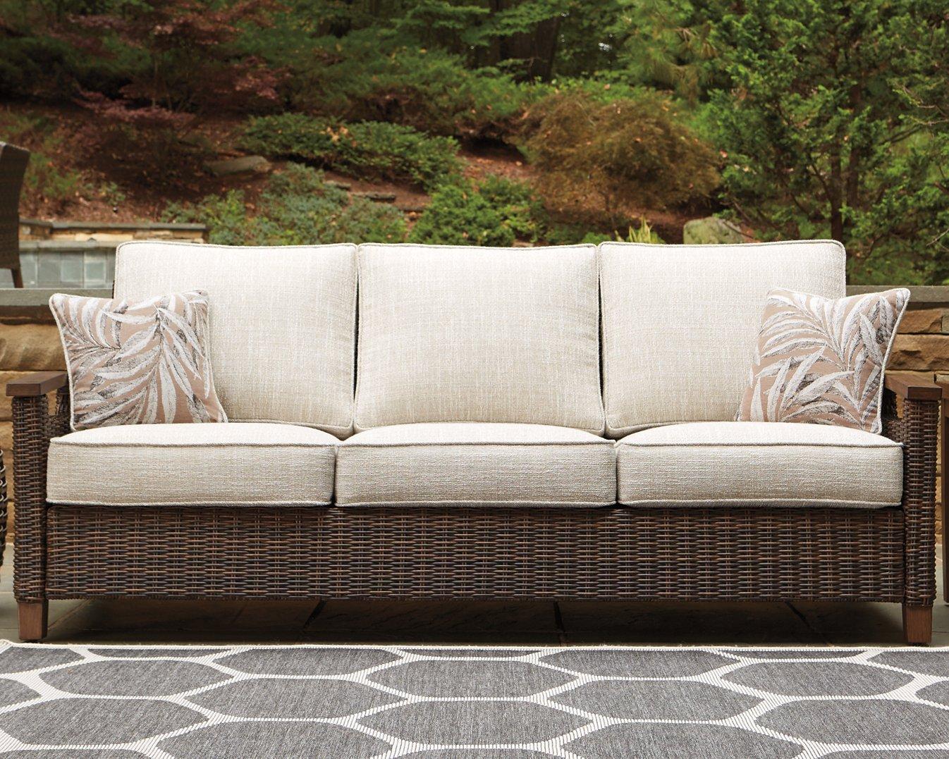 Paradise Trail Outdoor Sofa, Lounge Chairs and Fire Pit Table - Furniture 4 Less Outlet (Salinas,CA)