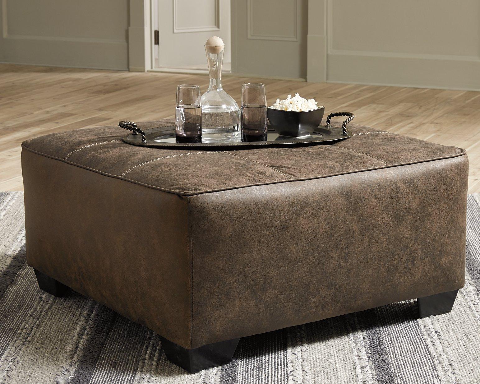 Abalone Oversized Accent Ottoman - Furniture 4 Less Outlet (Salinas,CA)