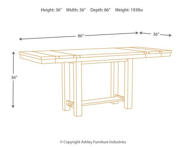 Moriville Counter Height Dining Set - Furniture 4 Less Outlet (Salinas,CA)