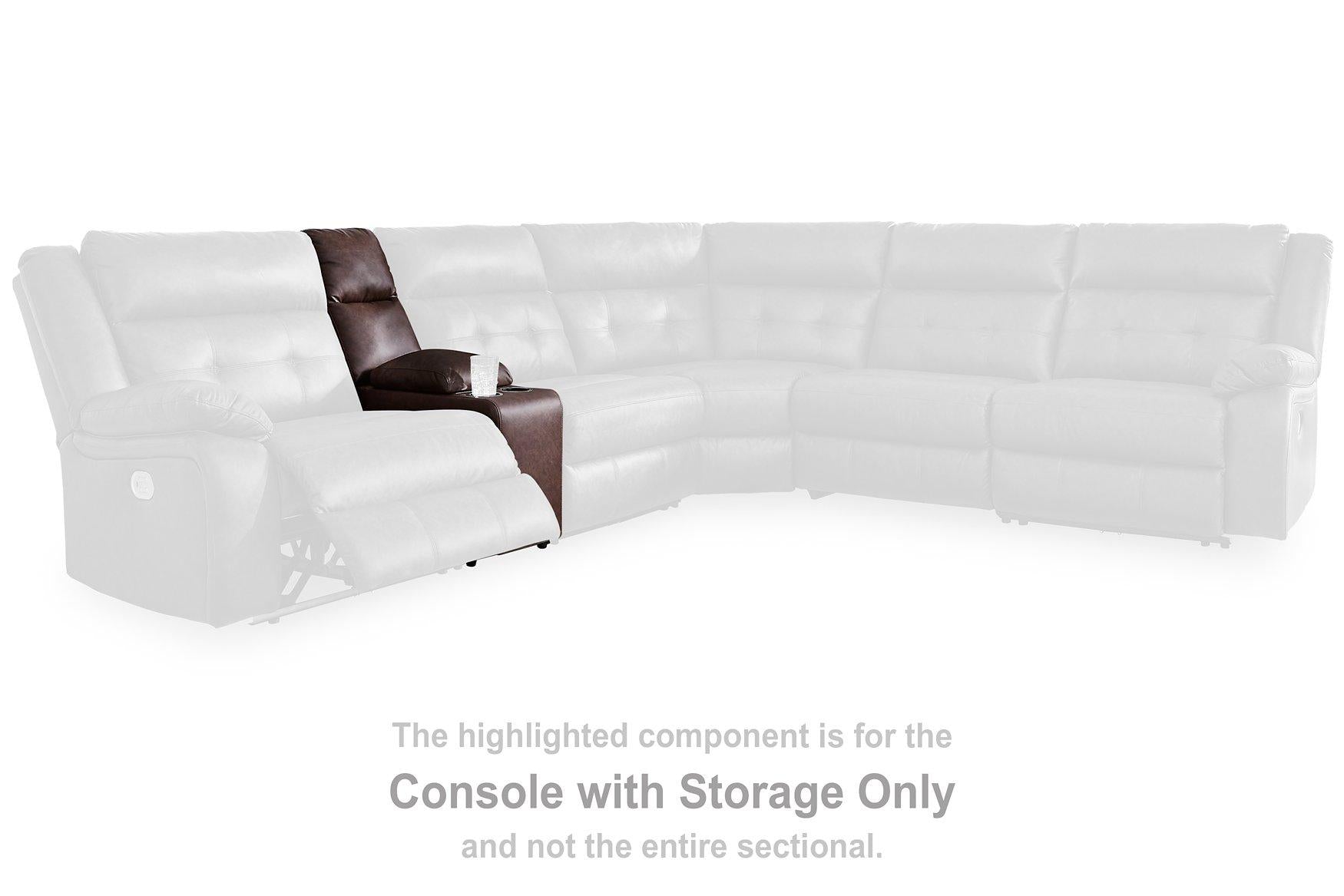 Punch Up Power Reclining Sectional Loveseat with Console - Furniture 4 Less Outlet (Salinas,CA)