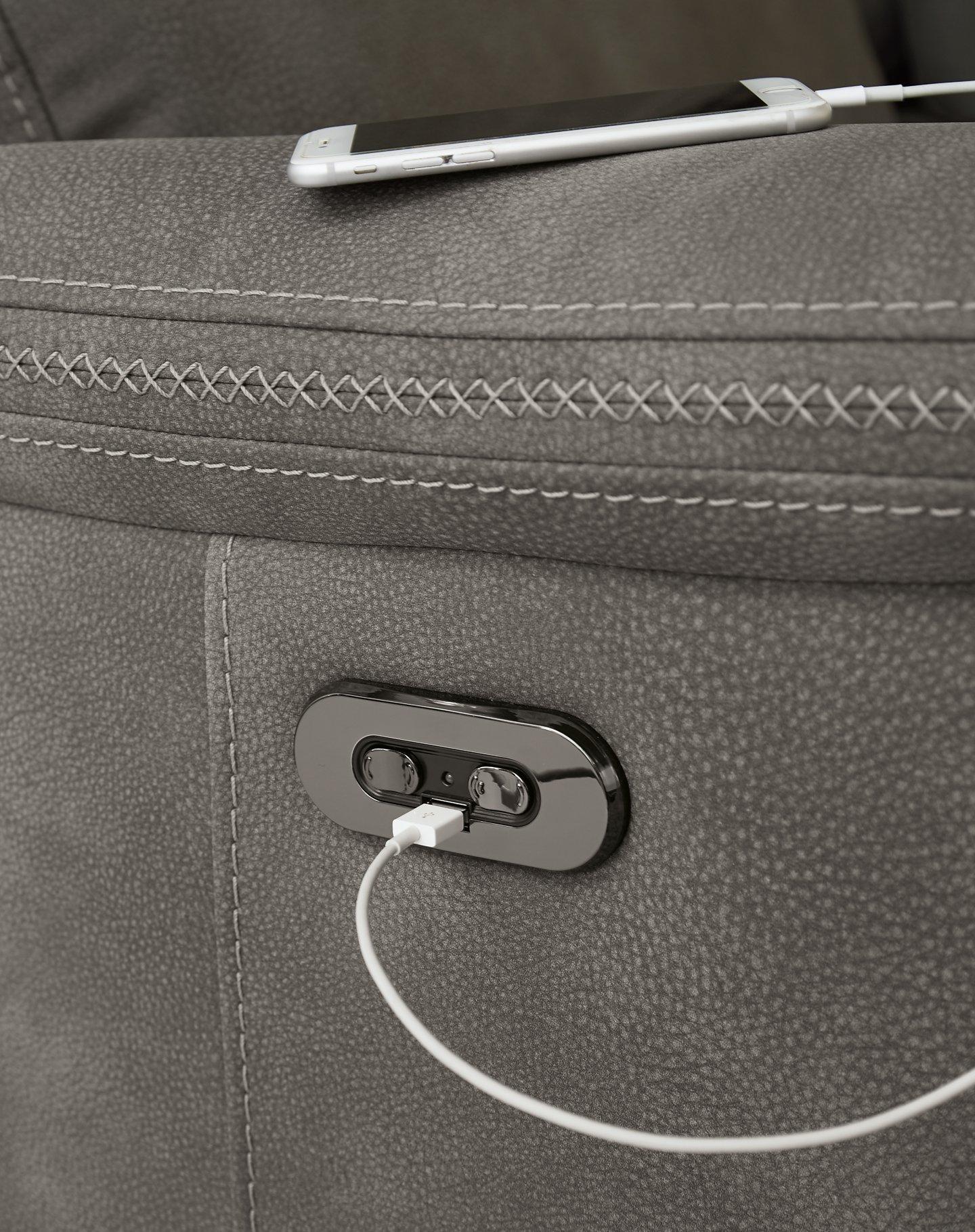 Next-Gen DuraPella Power Reclining Loveseat with Console - Furniture 4 Less Outlet (Salinas,CA)