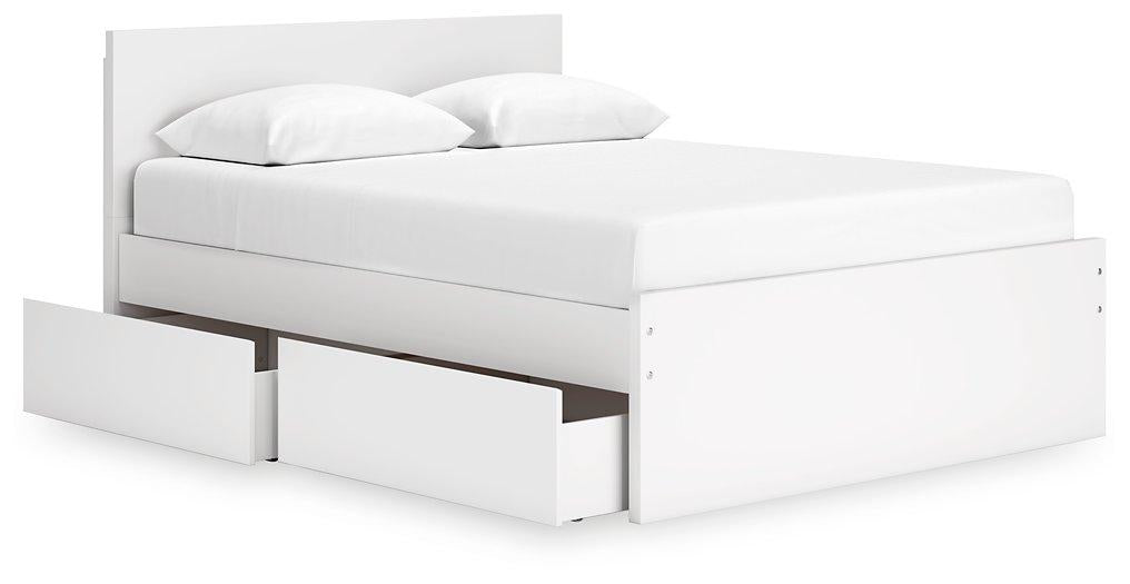 Onita Panel Bed with 1 Side Storage - Furniture 4 Less Outlet (Salinas,CA)