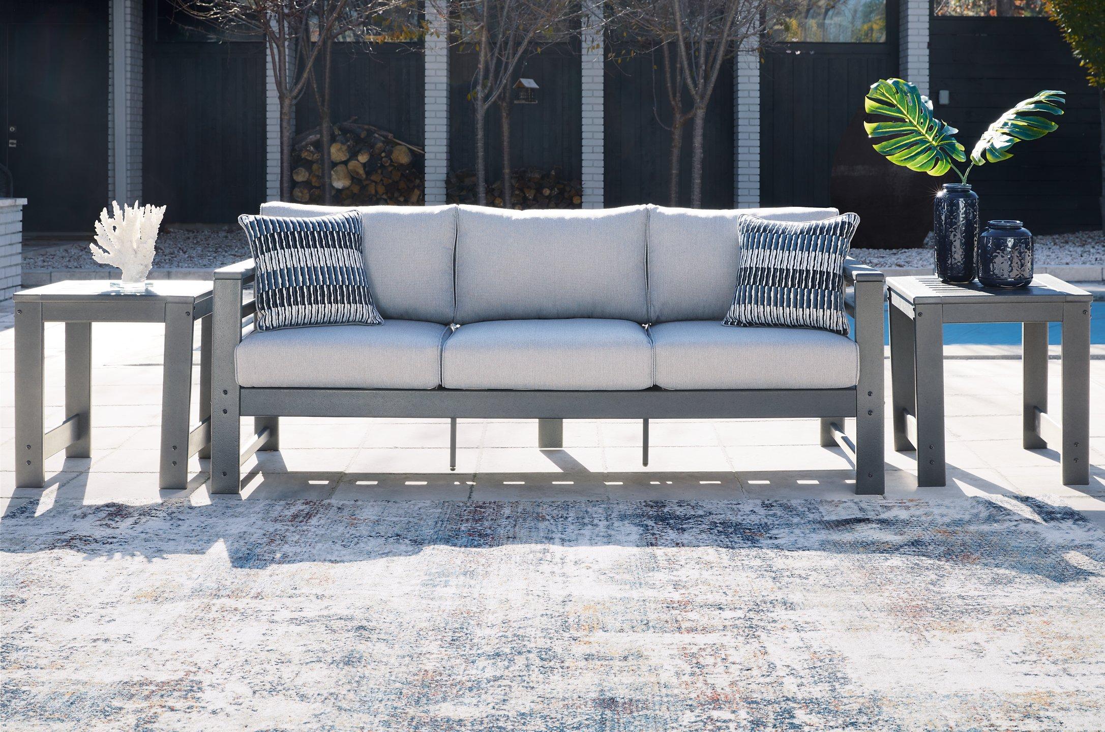 Amora Outdoor Sofa with Cushion - Furniture 4 Less Outlet (Salinas,CA)