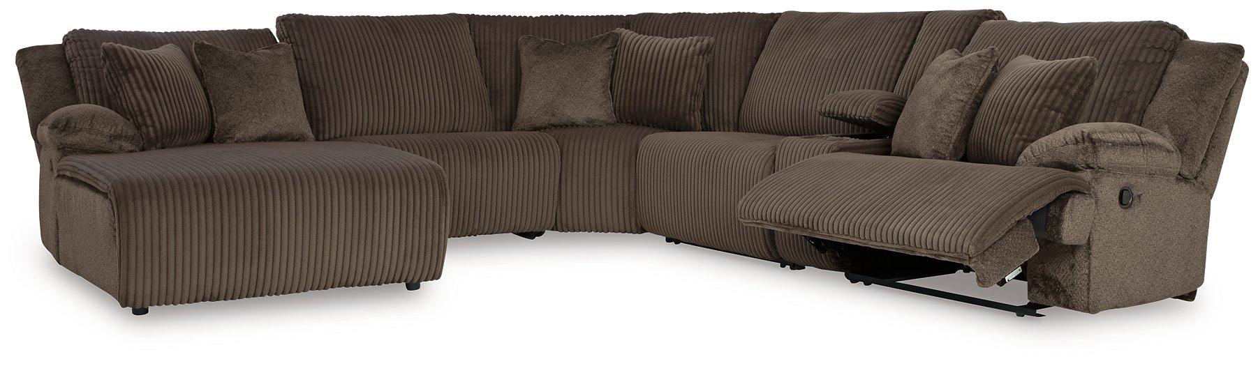 Top Tier Reclining Sectional with Chaise - Furniture 4 Less Outlet (Salinas,CA)