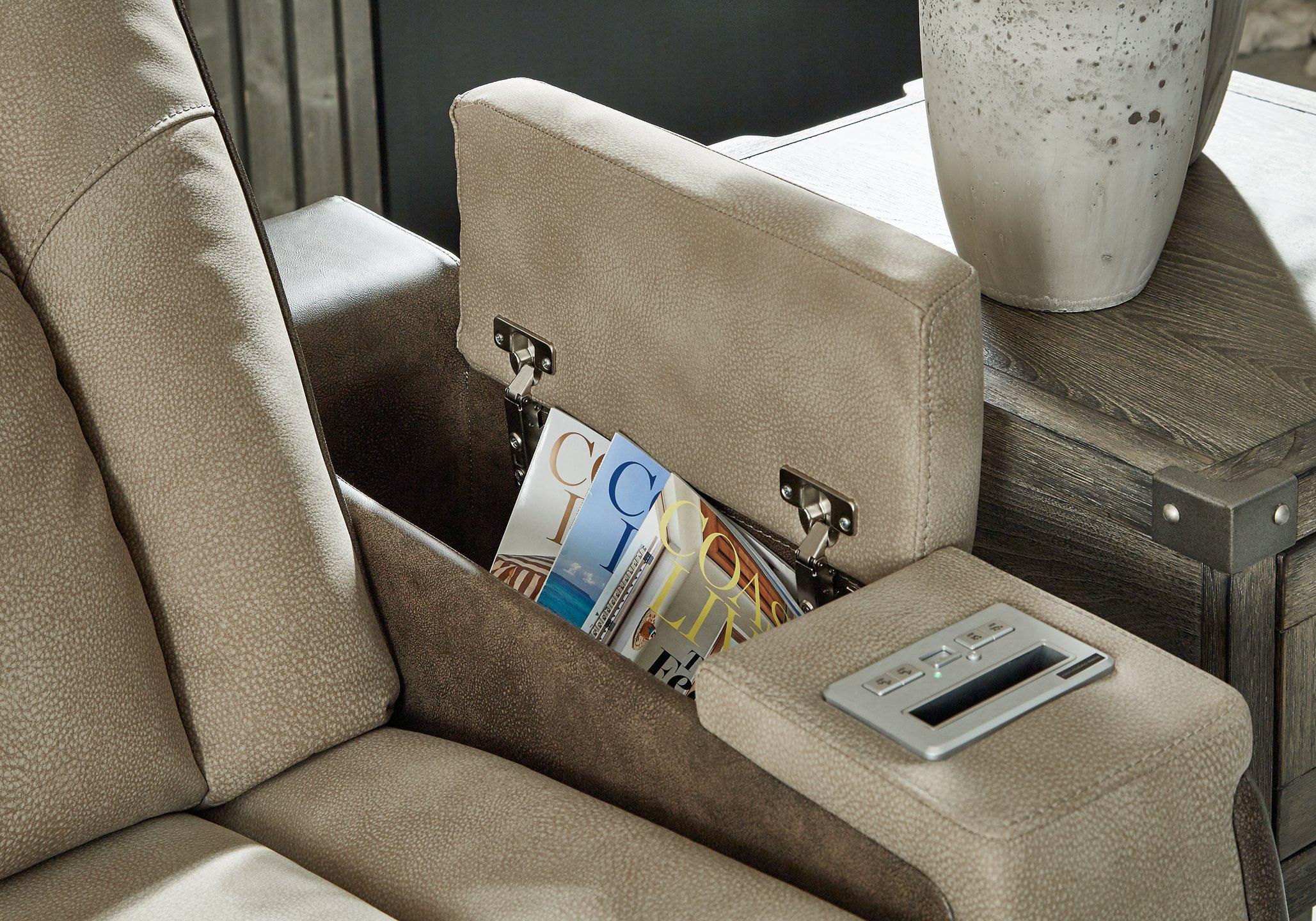 Next-Gen DuraPella Power Reclining Loveseat with Console - Furniture 4 Less Outlet (Salinas,CA)