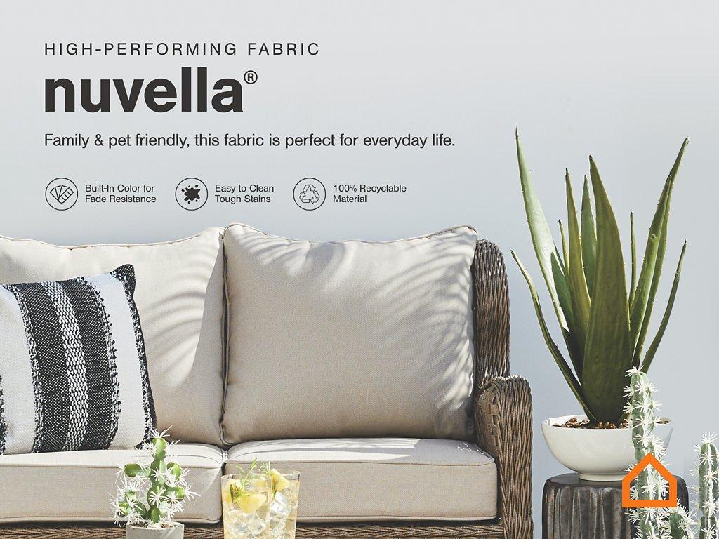 Paradise Trail Outdoor Loveseat, Lounge Chairs and Fire Pit Table - Furniture 4 Less Outlet (Salinas,CA)