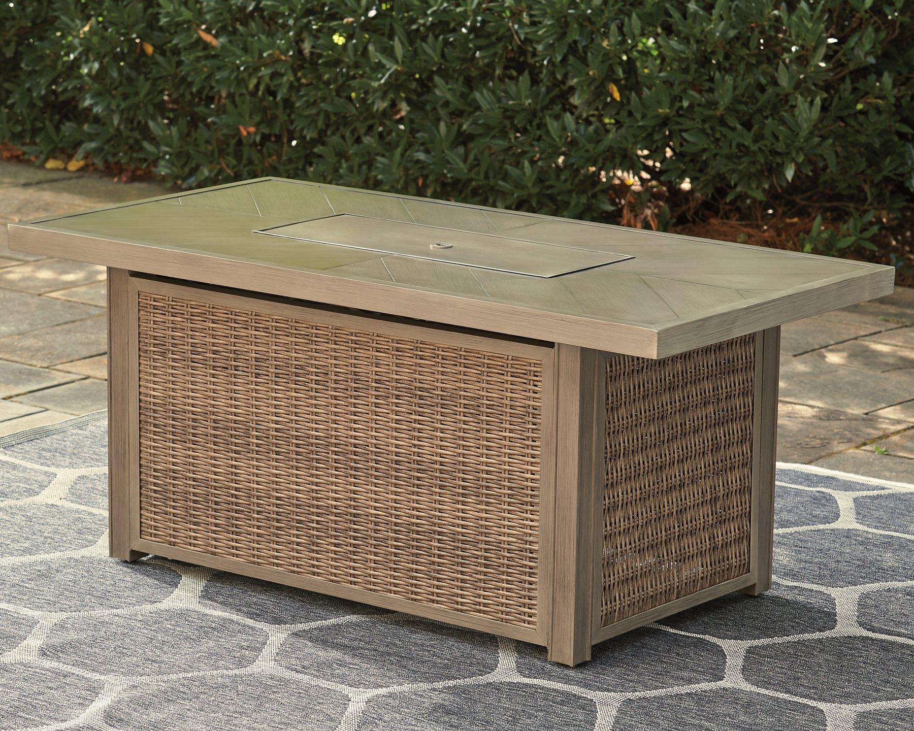 Beachcroft Outdoor Fire Pit Table - Furniture 4 Less Outlet (Salinas,CA)