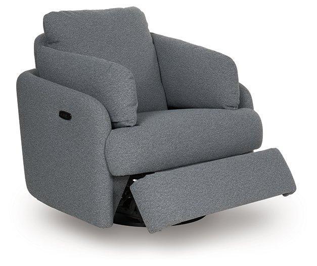 Alainmont Next-Gen Nuvella Swivel Power Recliner - Furniture 4 Less Outlet (Salinas,CA)