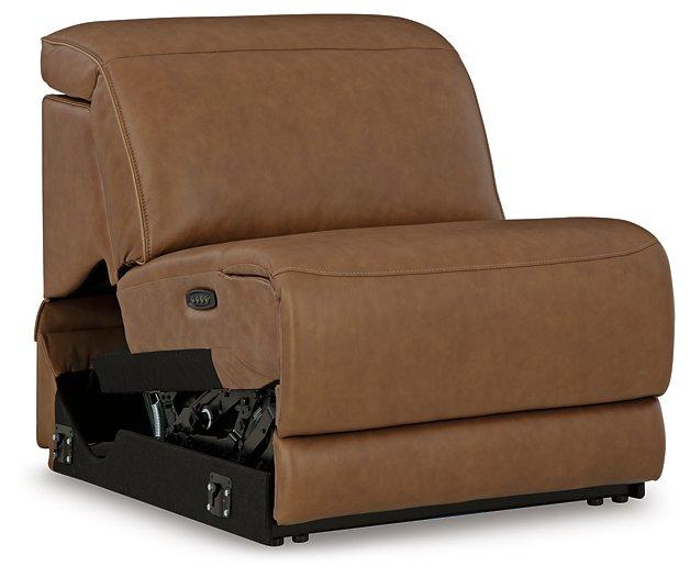 Magic Man Power Reclining Sectional with Console - Furniture 4 Less Outlet (Salinas,CA)