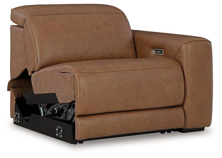 Magic Man Power Reclining Sectional with Console - Furniture 4 Less Outlet (Salinas,CA)
