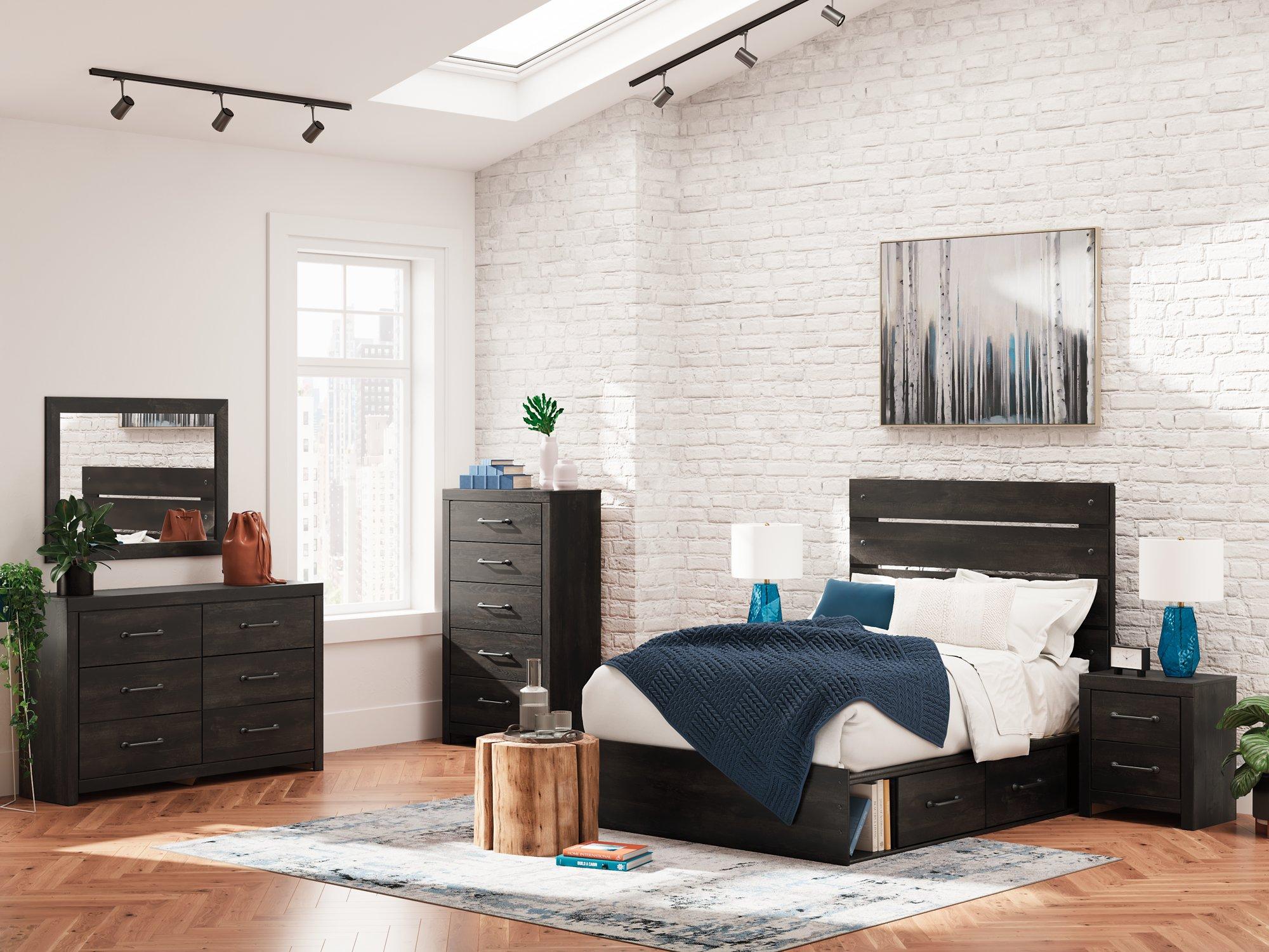 Hollivern Dresser and Mirror - Furniture 4 Less Outlet (Salinas,CA)