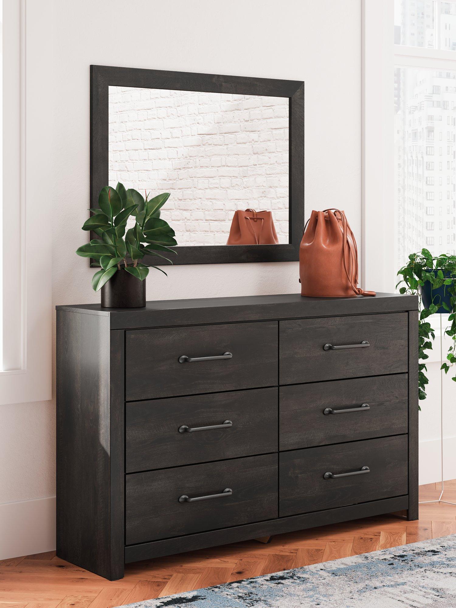 Hollivern Dresser and Mirror - Furniture 4 Less Outlet (Salinas,CA)