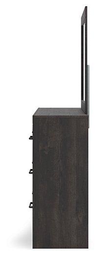 Hollivern Dresser and Mirror - Furniture 4 Less Outlet (Salinas,CA)