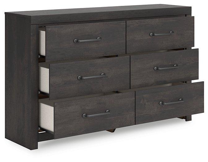 Hollivern Dresser and Mirror - Furniture 4 Less Outlet (Salinas,CA)
