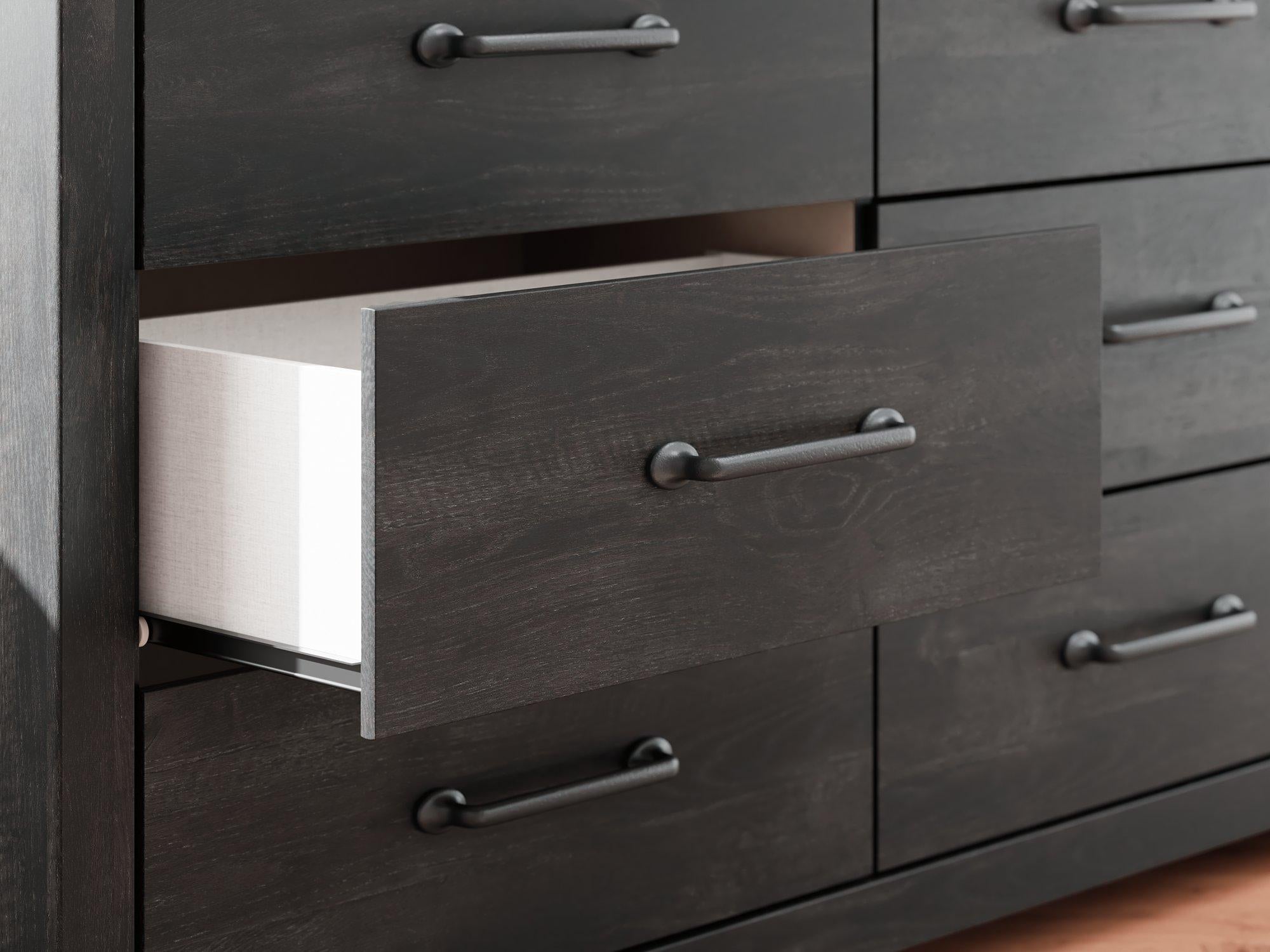 Hollivern Dresser and Mirror - Furniture 4 Less Outlet (Salinas,CA)