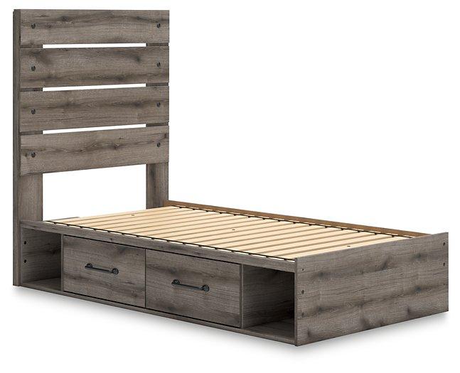Graystorm Bed with Storage - Furniture 4 Less Outlet (Salinas,CA)