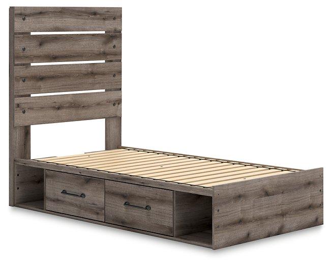 Graystorm Bed with Storage - Furniture 4 Less Outlet (Salinas,CA)