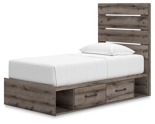 Graystorm Bed with Storage - Furniture 4 Less Outlet (Salinas,CA)