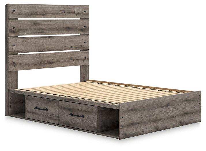 Graystorm Bed with Storage - Furniture 4 Less Outlet (Salinas,CA)