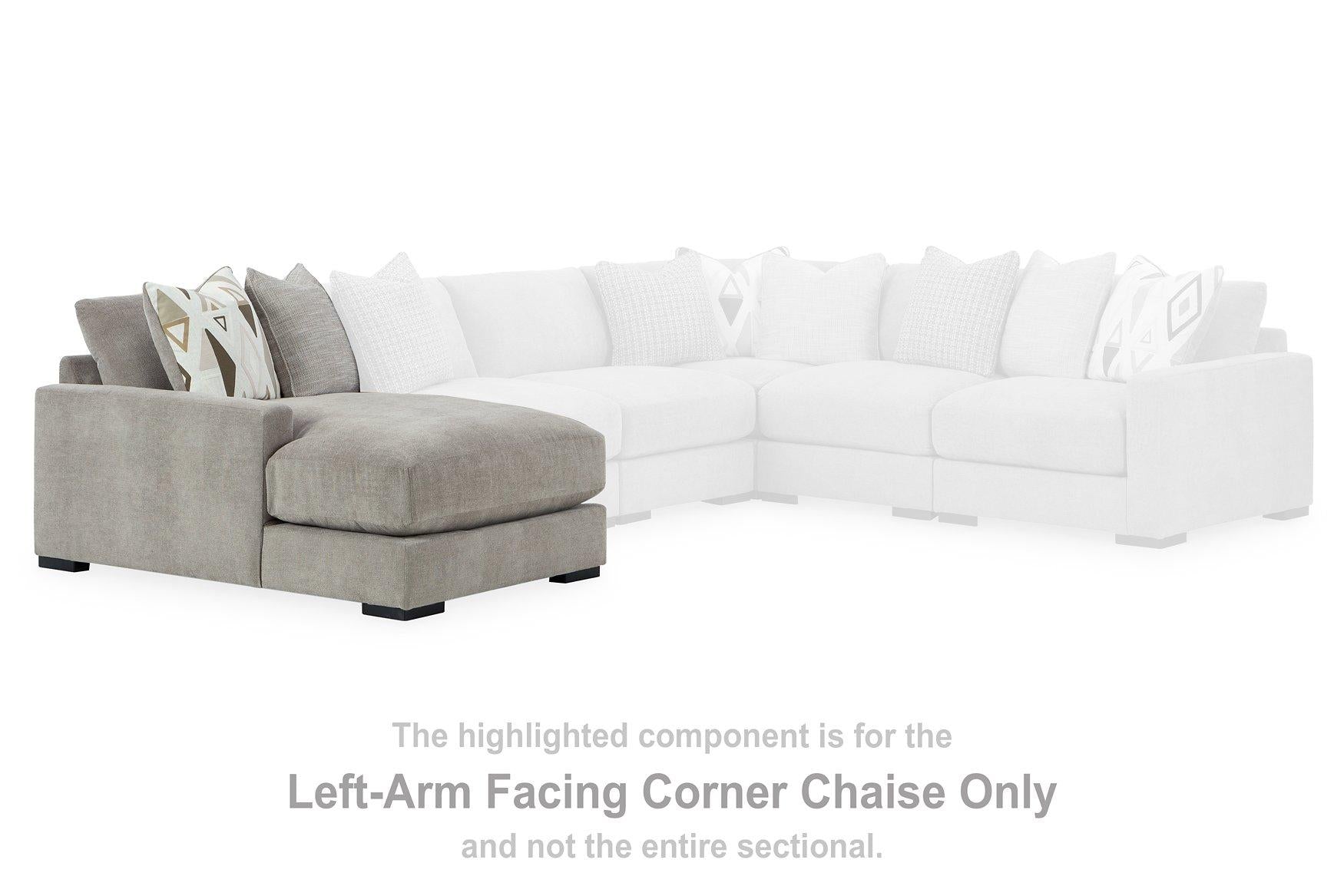 Aslan Court Sectional with Chaise - Furniture 4 Less Outlet (Salinas,CA)