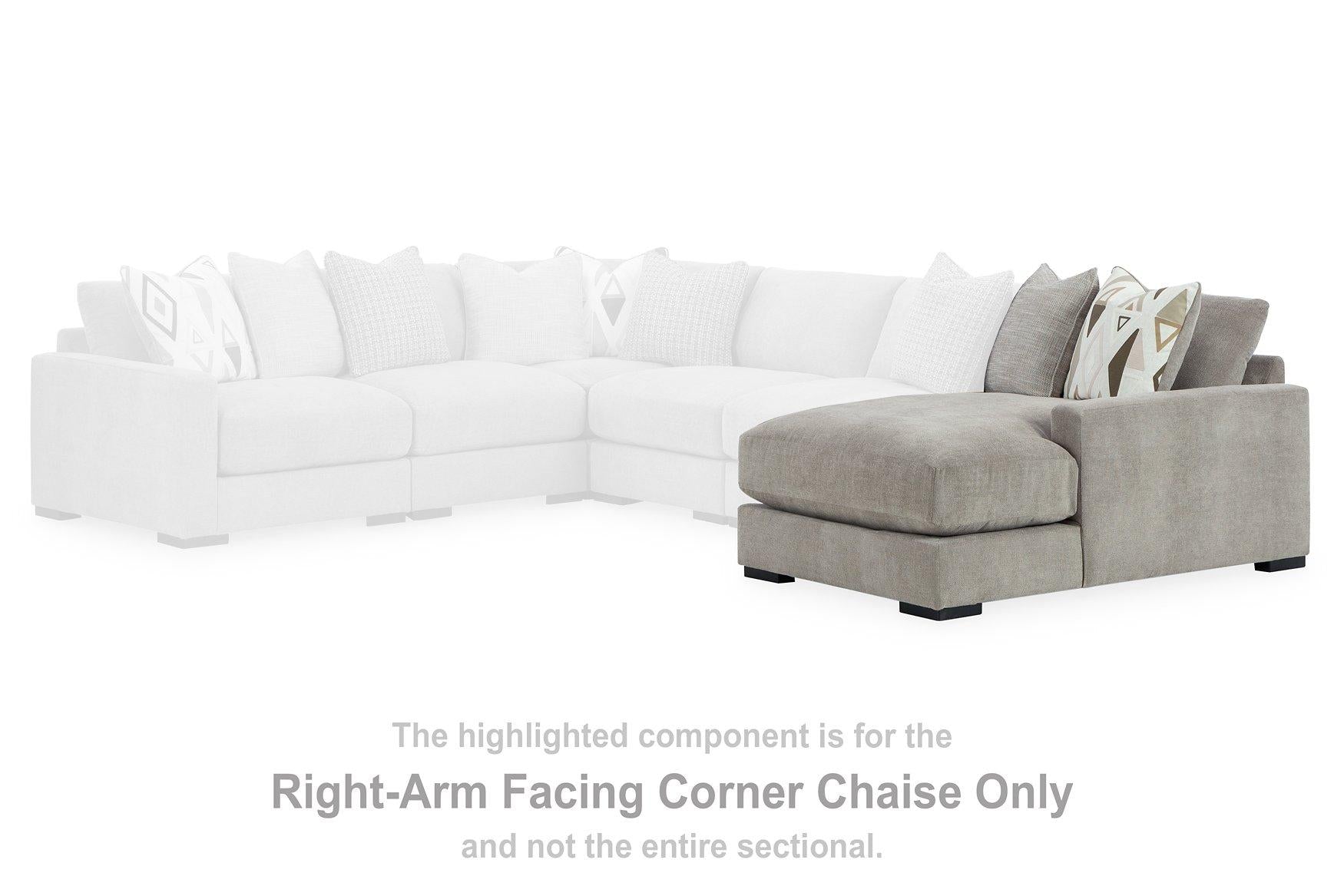 Aslan Court Sectional with Chaise - Furniture 4 Less Outlet (Salinas,CA)