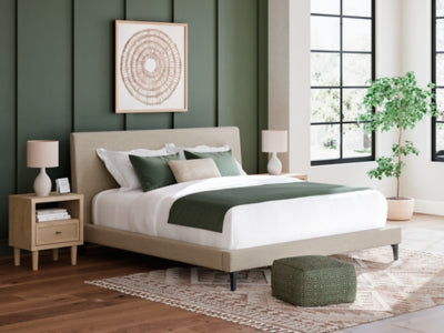 Cielden Upholstered Bed with Roll Slats - Furniture 4 Less Outlet (Salinas,CA)