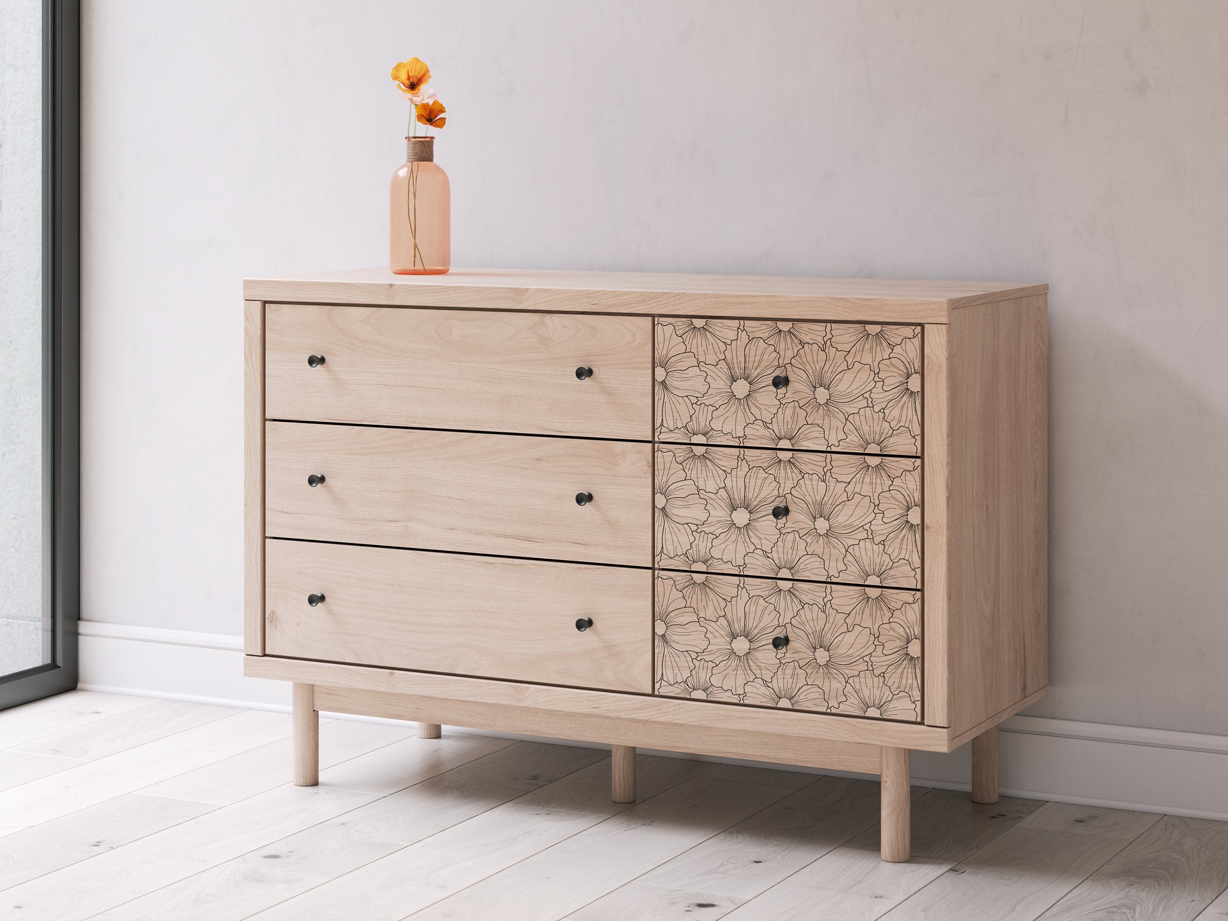 Arloster Dresser and Mirror - Furniture 4 Less Outlet (Salinas,CA)