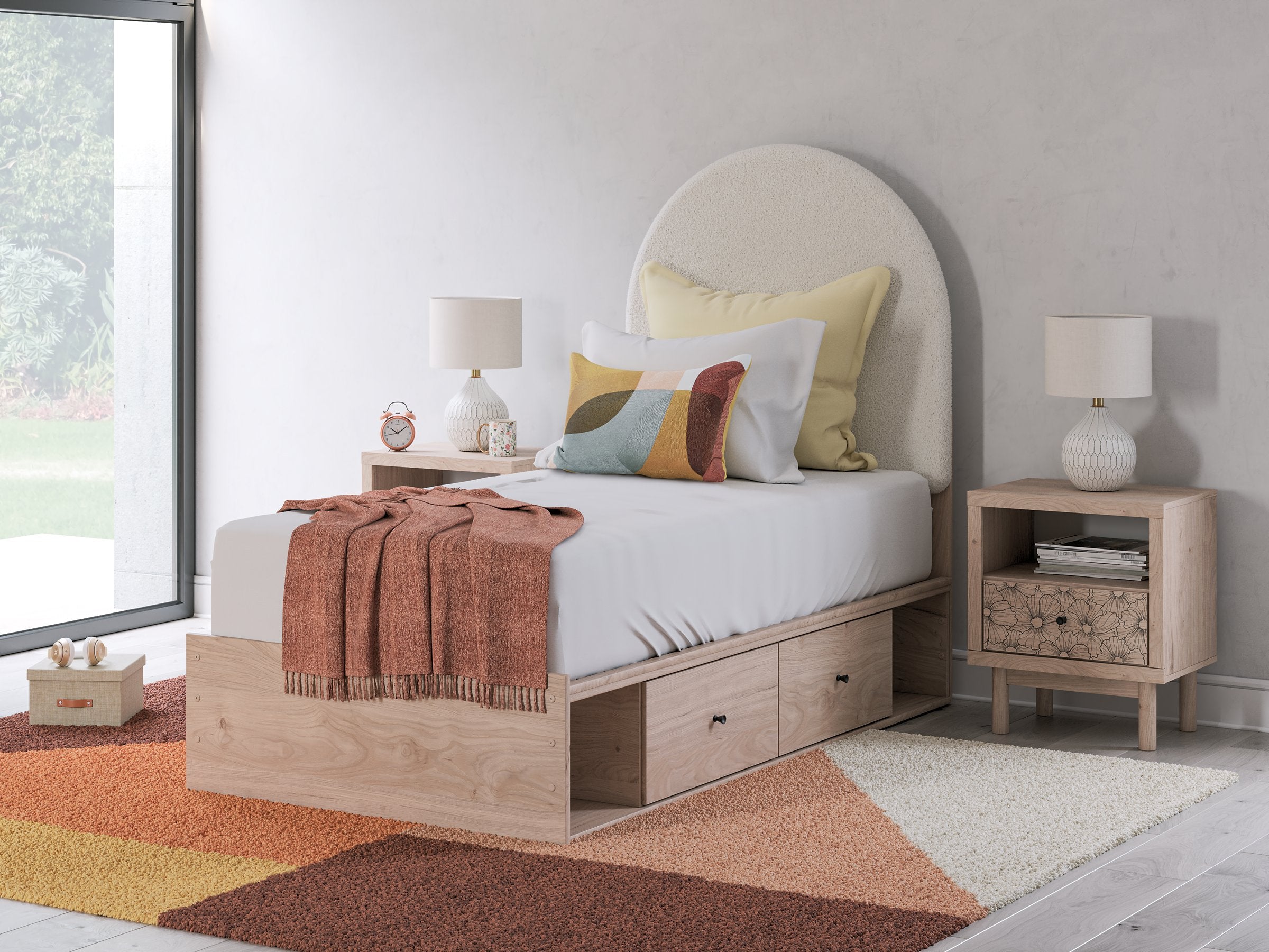 Arloster Upholstered Bed - Furniture 4 Less Outlet (Salinas,CA)