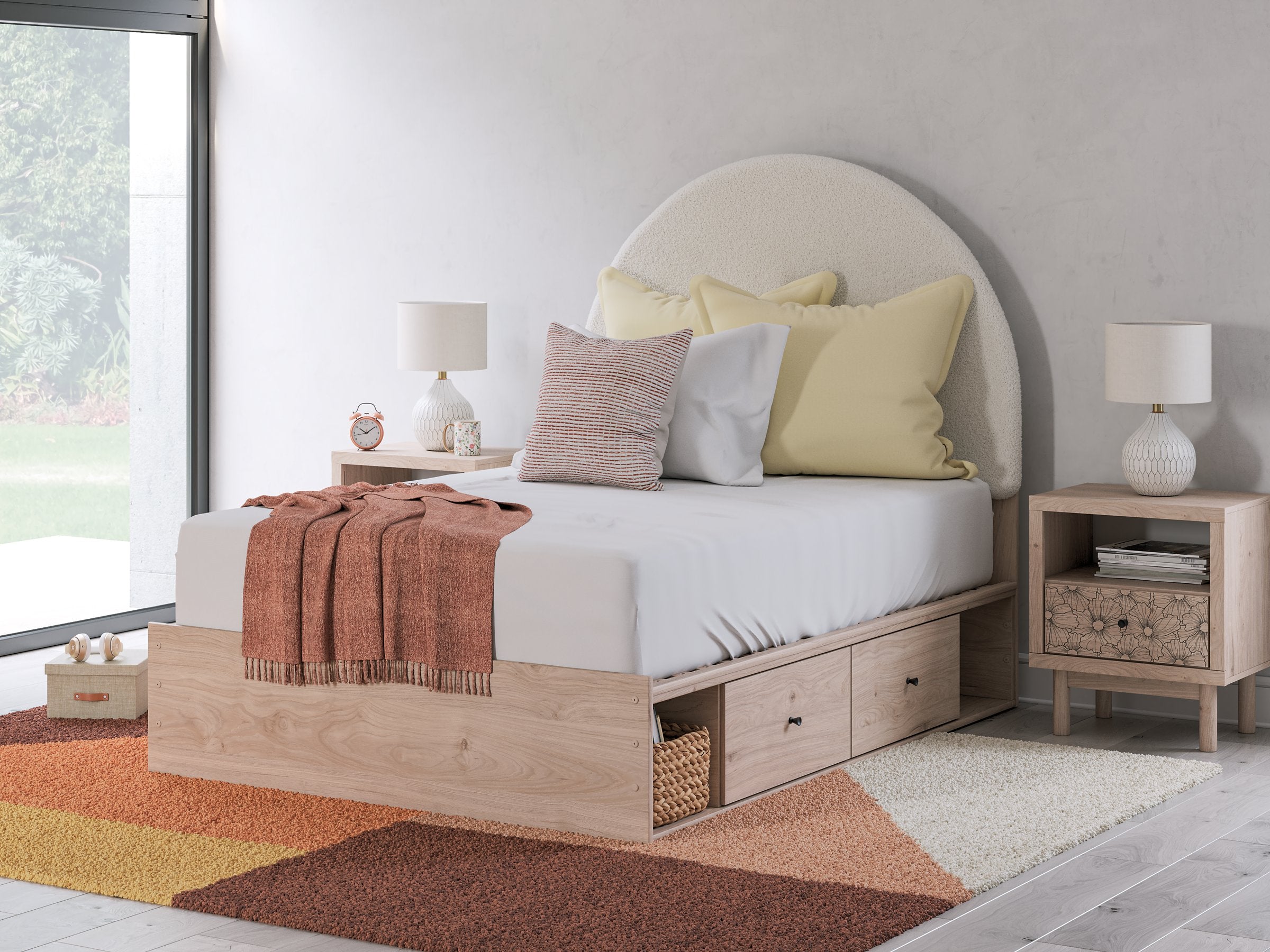 Arloster Upholstered Bed - Furniture 4 Less Outlet (Salinas,CA)