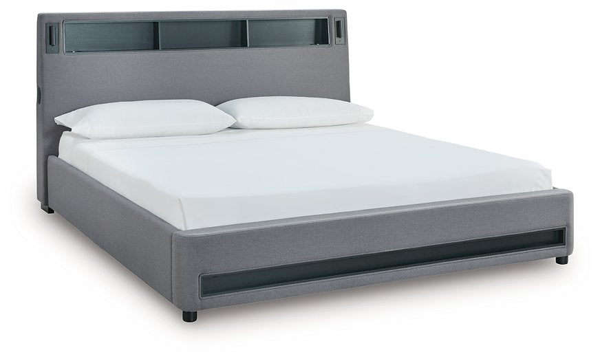 Verishaw Upholstered Bed - Furniture 4 Less Outlet (Salinas,CA)