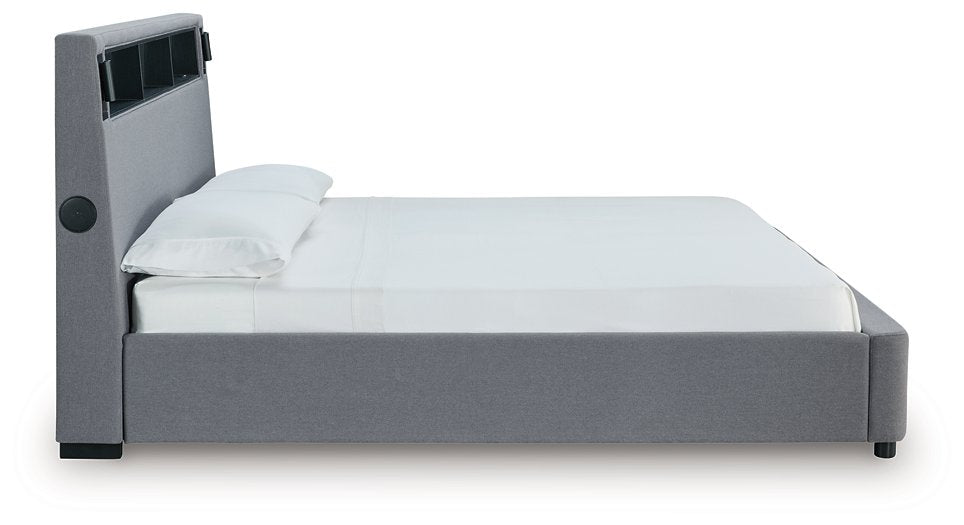 Verishaw Upholstered Bed - Furniture 4 Less Outlet (Salinas,CA)