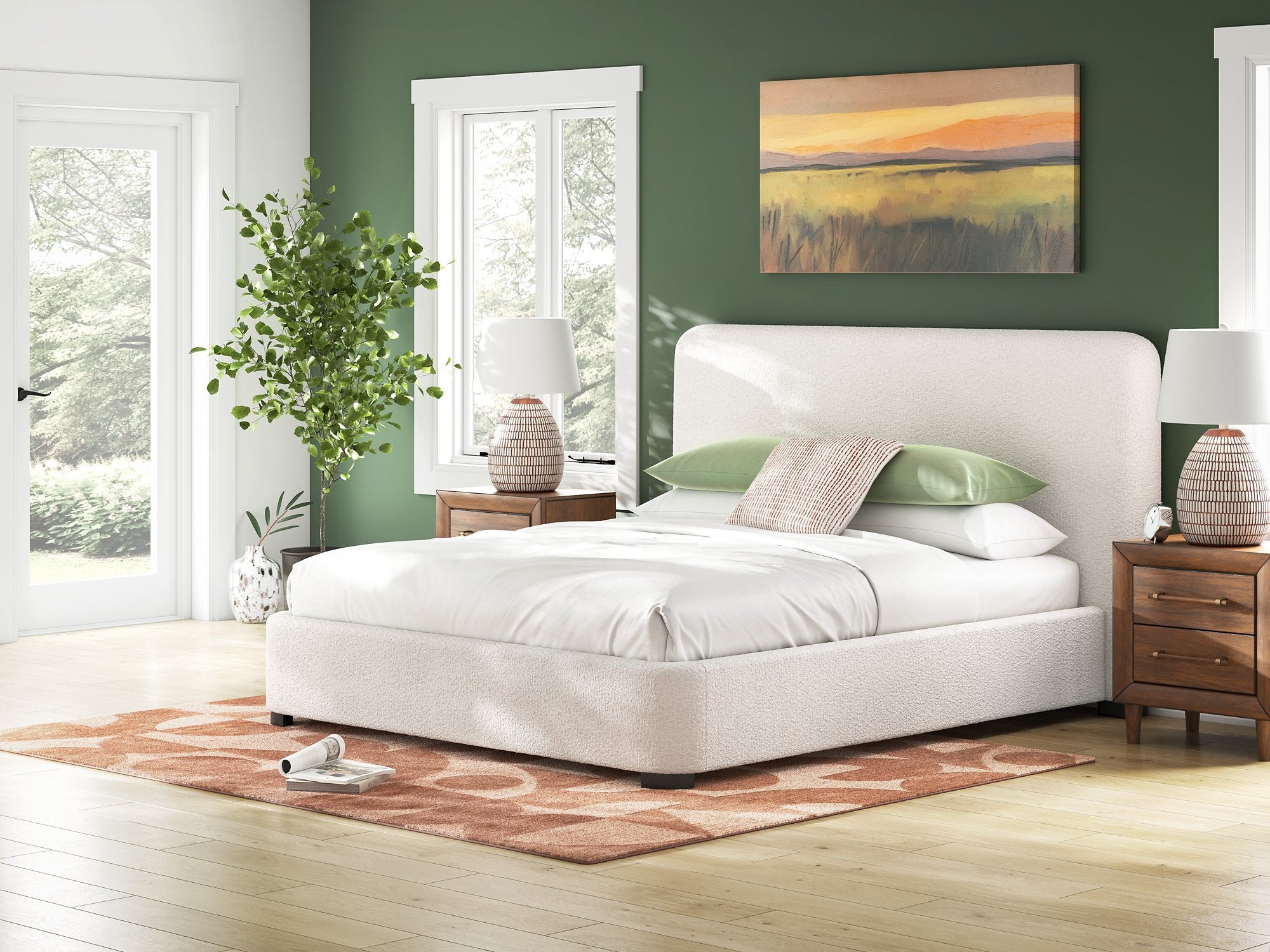 Brintstreet California King Upholstered Bed - Furniture 4 Less Outlet (Salinas,CA)