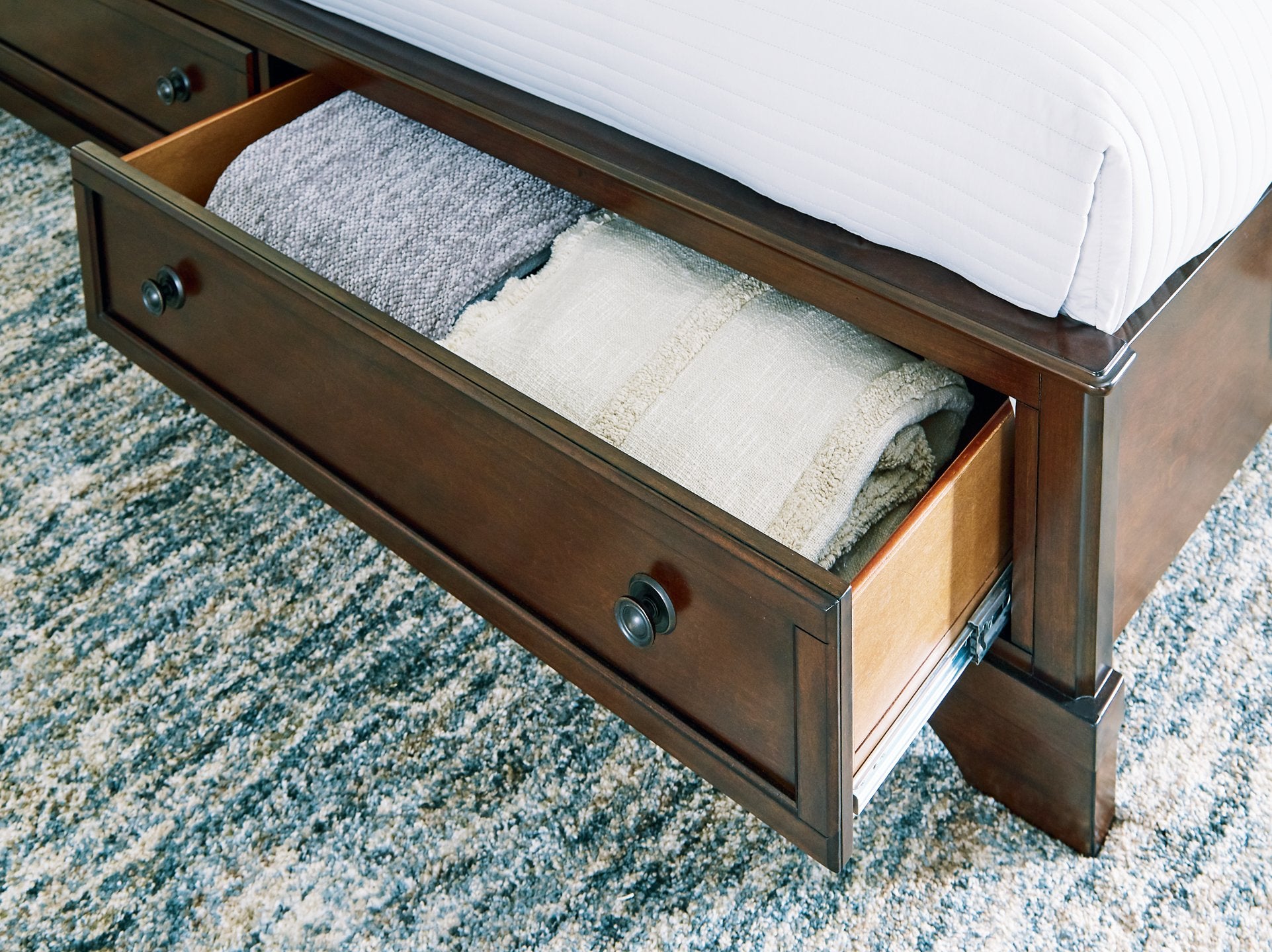 Trellington Sleigh Storage Bed - Furniture 4 Less Outlet (Salinas,CA)
