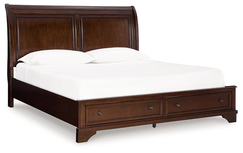 Trellington Sleigh Storage Bed - Furniture 4 Less Outlet (Salinas,CA)