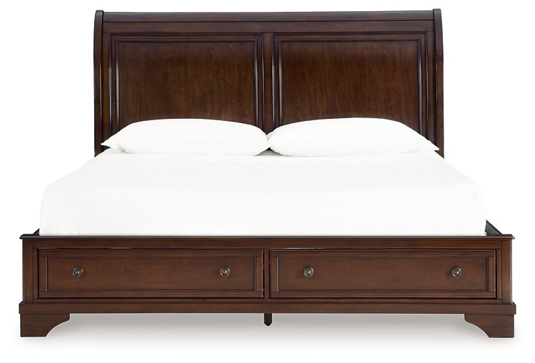 Trellington Sleigh Storage Bed - Furniture 4 Less Outlet (Salinas,CA)