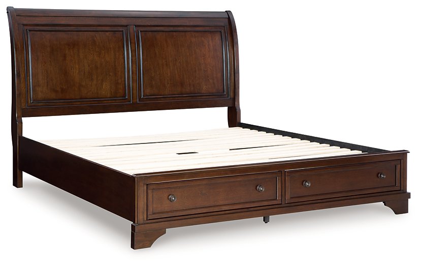 Trellington Sleigh Storage Bed - Furniture 4 Less Outlet (Salinas,CA)