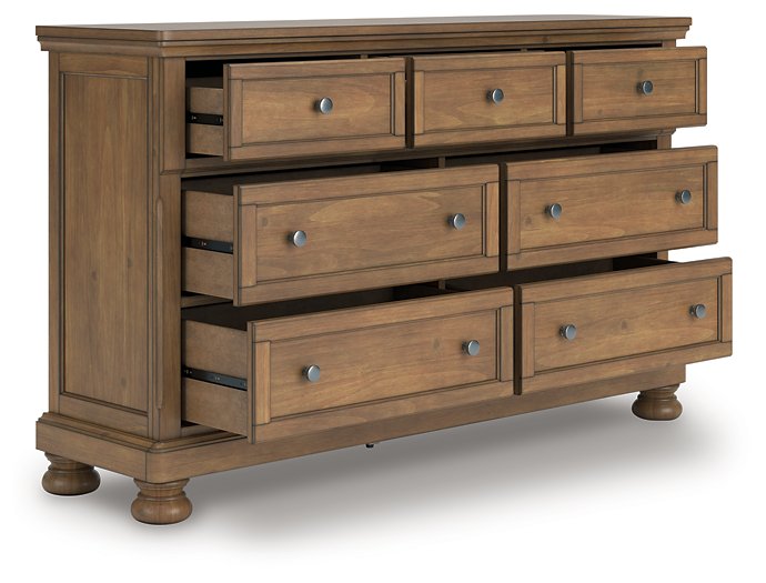 Feddinger Dresser and Mirror - Furniture 4 Less Outlet (Salinas,CA)